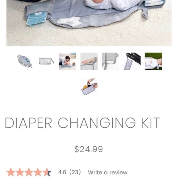 PRE-LOVED♥️LULYBOO TRAVEL DIAPER CHANGING STATION - Picture 2 of 11